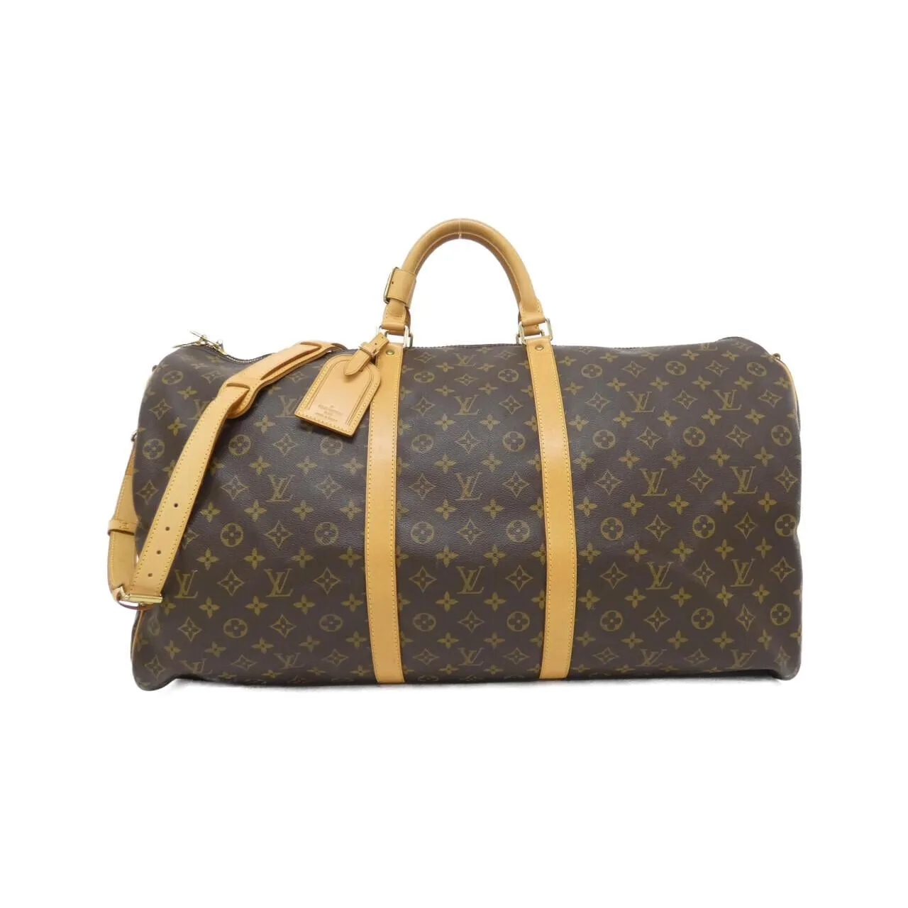 LOUIS VUITTON Keepall M41412 Boston Monogram Black