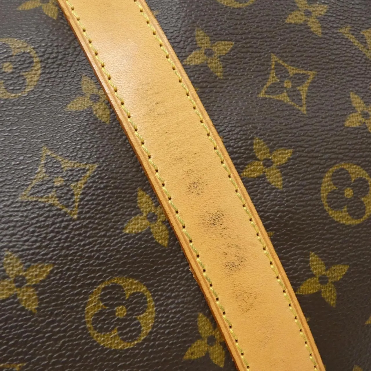 LOUIS VUITTON Keepall M41412 Boston Monogram 黑色 Monogram 中古品A - 縮圖 3