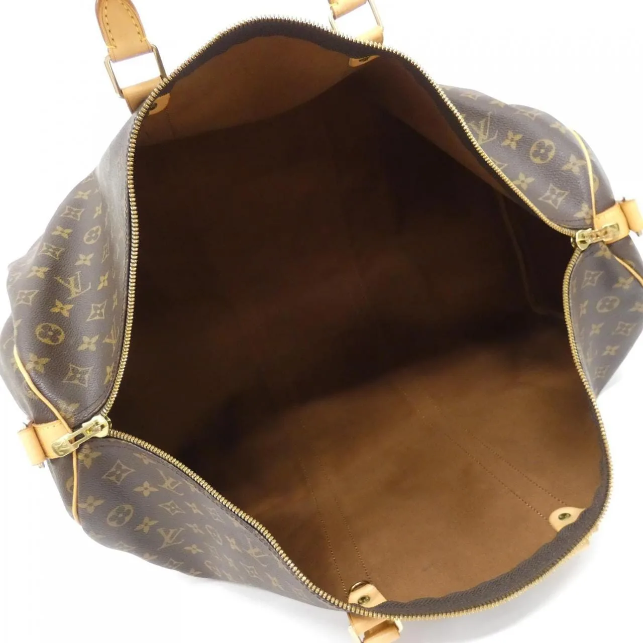 LOUIS VUITTON Keepall M41412 Boston Monogram 黑色 Monogram 中古品A - 縮圖 9