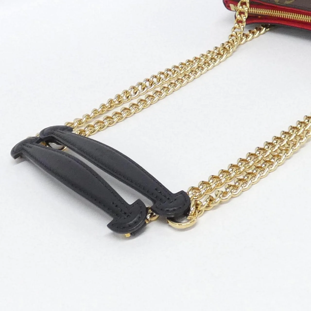 LOUIS VUITTON M43776 肩背包 Monogram 黑色 Monogram 中古品A - 縮圖 4