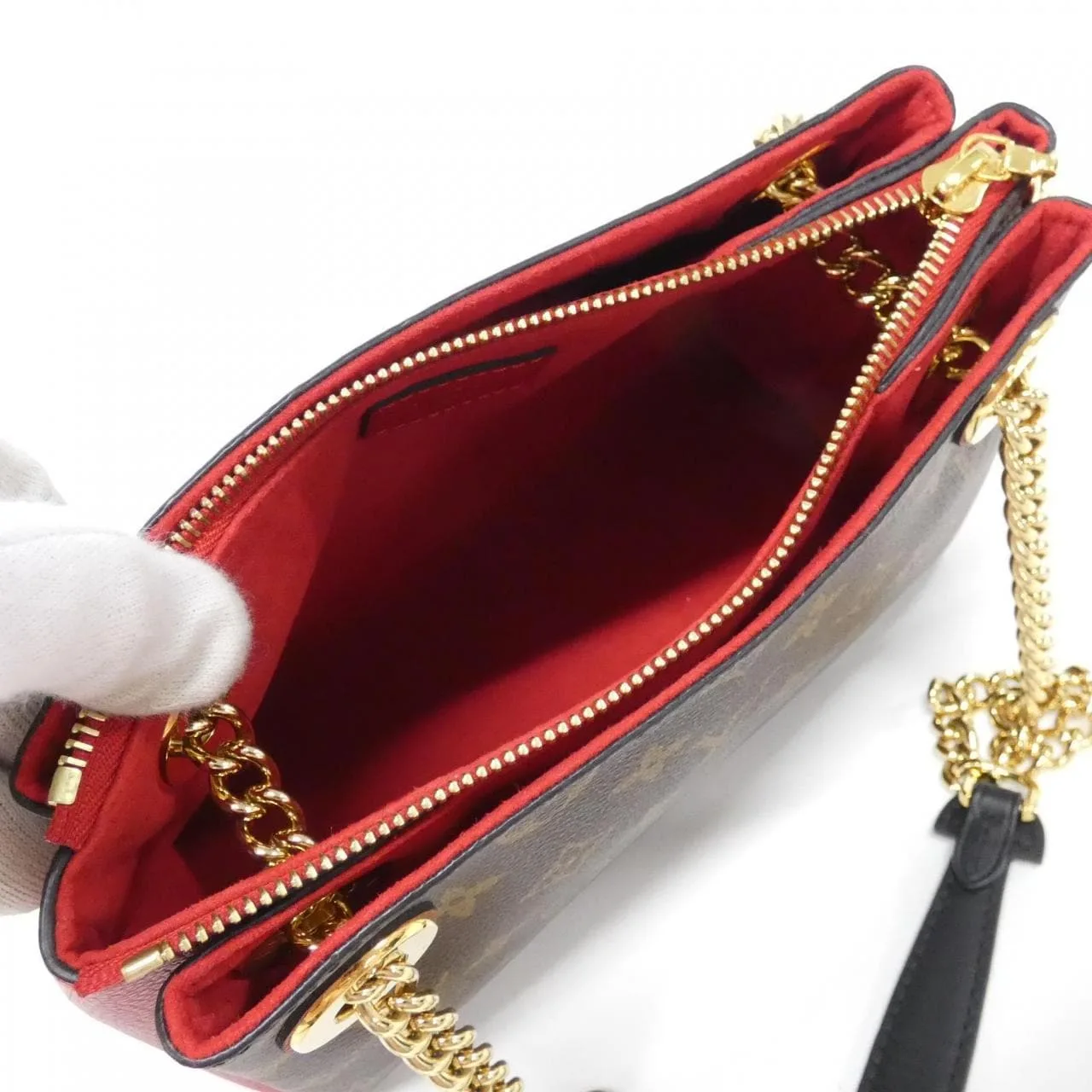 LOUIS VUITTON M43776 肩背包 Monogram 黑色 Monogram 中古品A - 縮圖 5