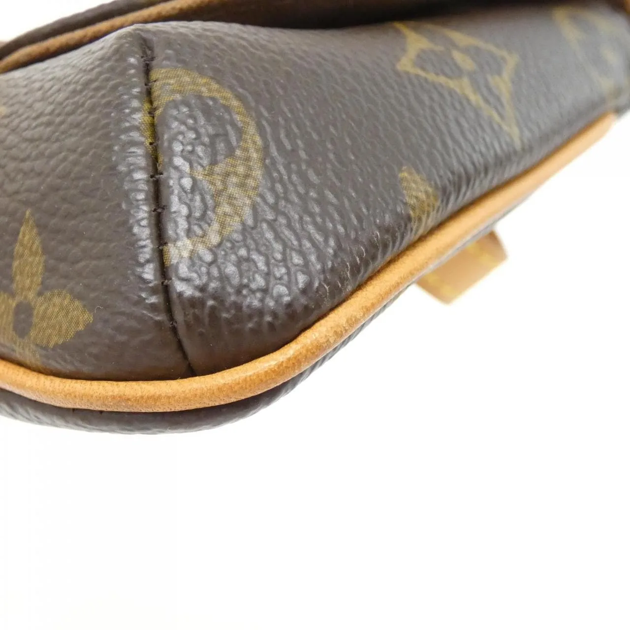 LOUIS VUITTON Pochette M51159 Belt Monogram 黑色 Monogram 中古品A - 縮圖 3