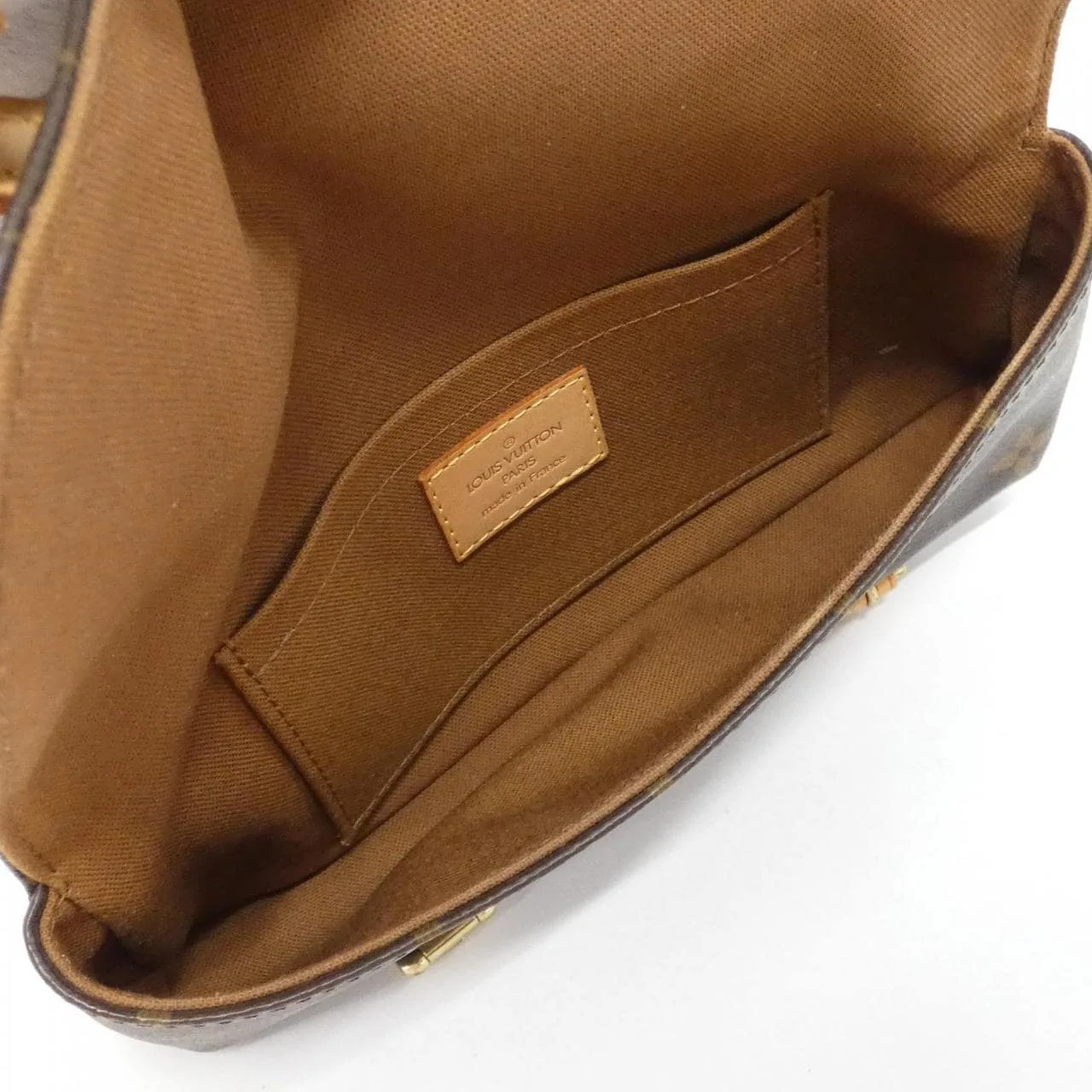 LOUIS VUITTON Pochette M51159 Belt Monogram 黑色 Monogram 中古品A - 縮圖 6