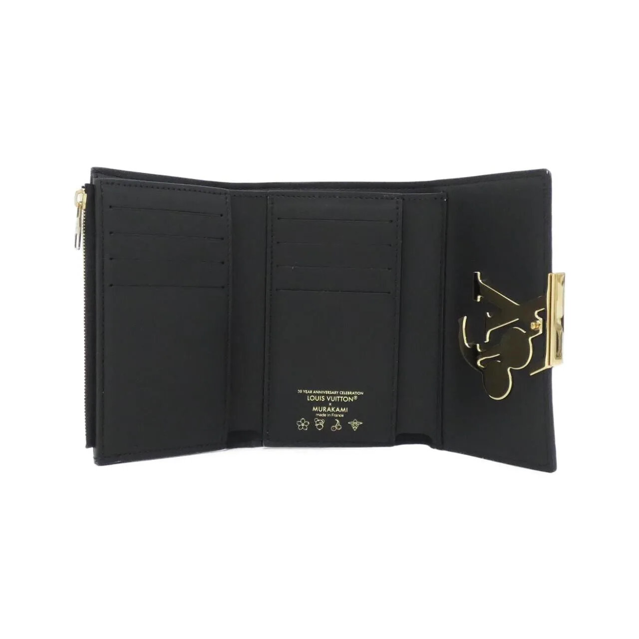 LOUIS VUITTON Capucines M22889 銀包 黑色 中古品A - 縮圖 3