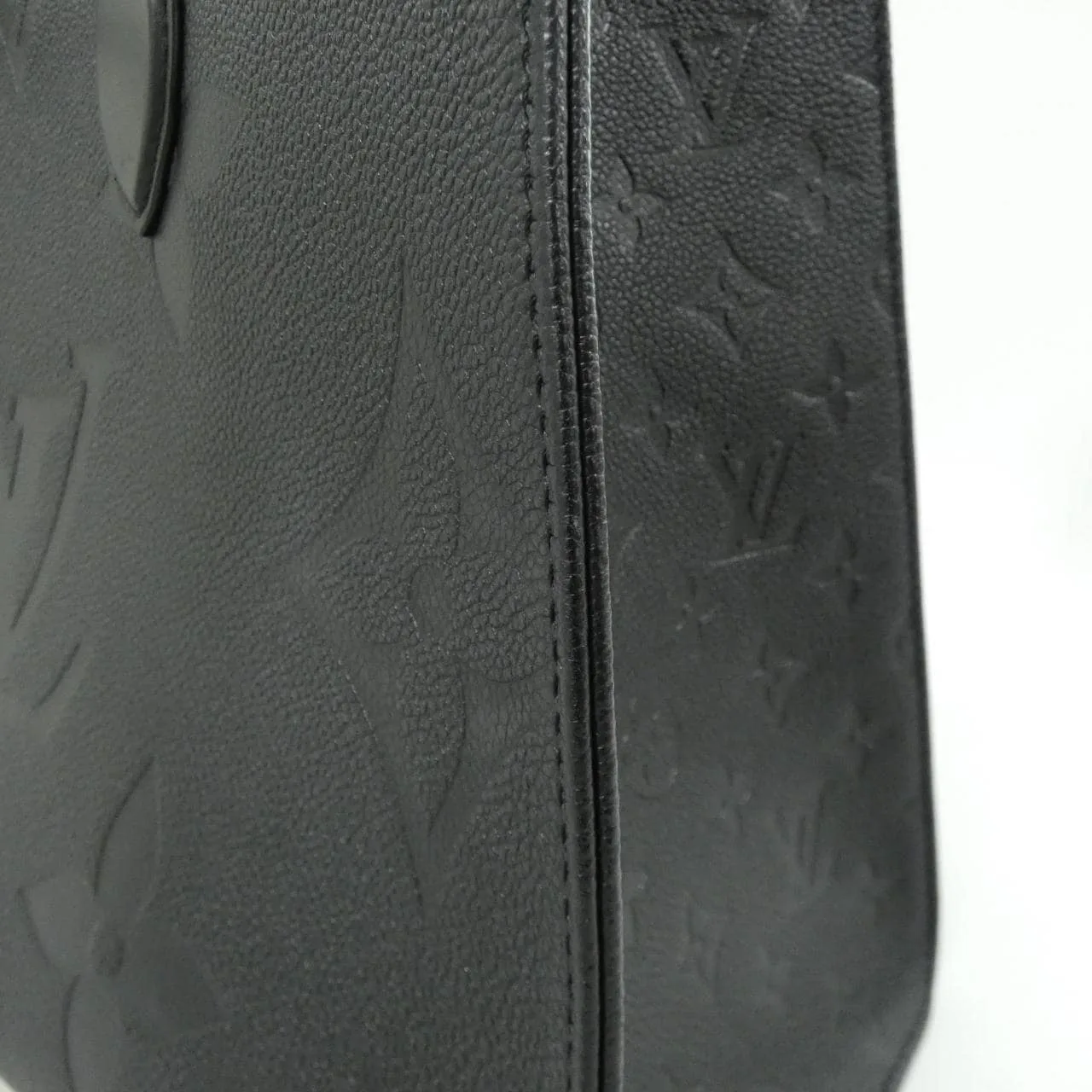 LOUIS VUITTON OnTheGo M45595 Handbag Monogram 黑色 Monogram 中古品A - 縮圖 3