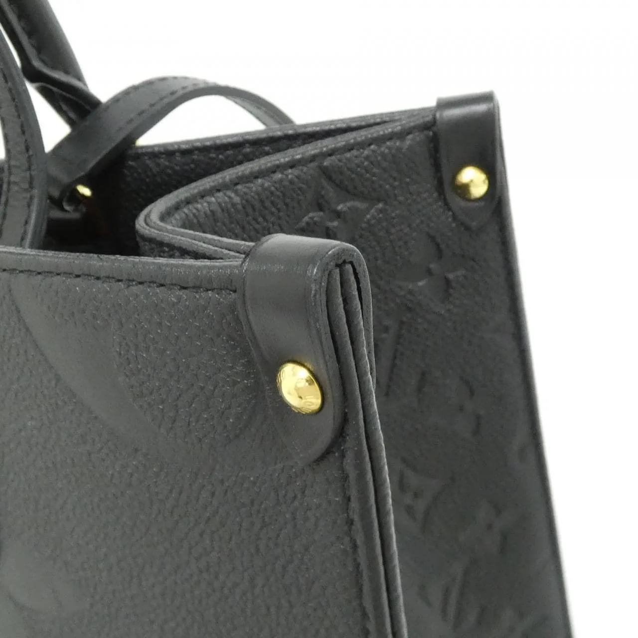 LOUIS VUITTON OnTheGo M45595 Handbag Monogram 黑色 Monogram 中古品A - 縮圖 4