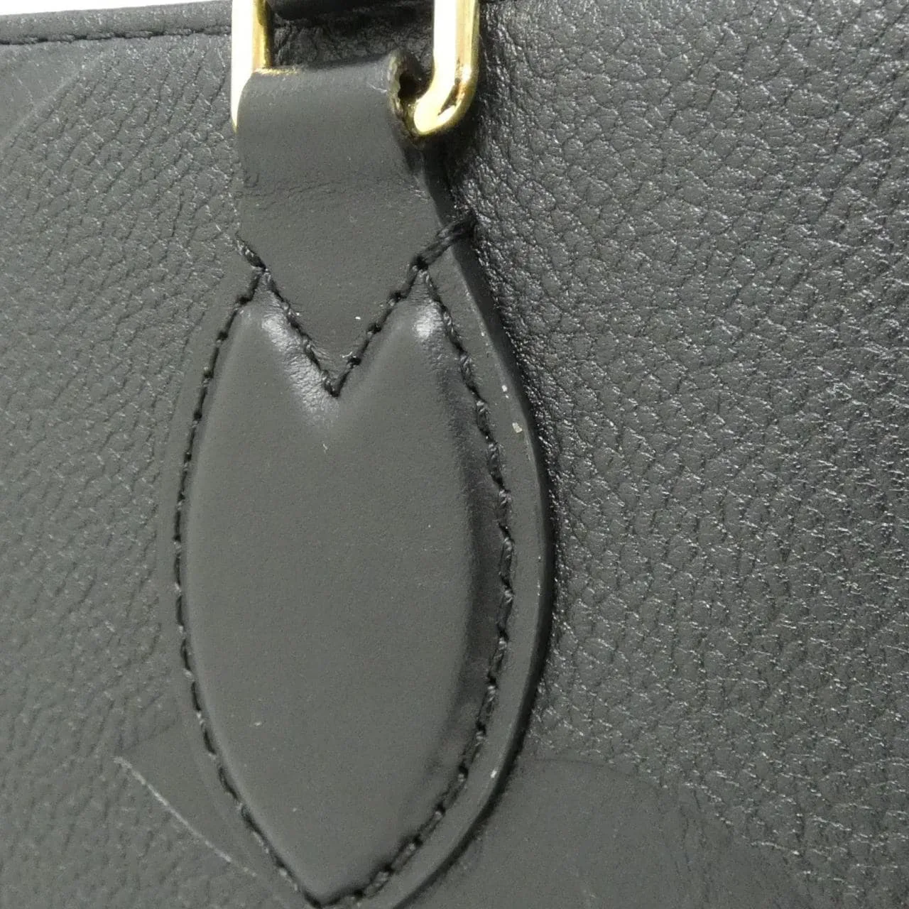 LOUIS VUITTON OnTheGo M45595 Handbag Monogram 黑色 Monogram 中古品A - 縮圖 5