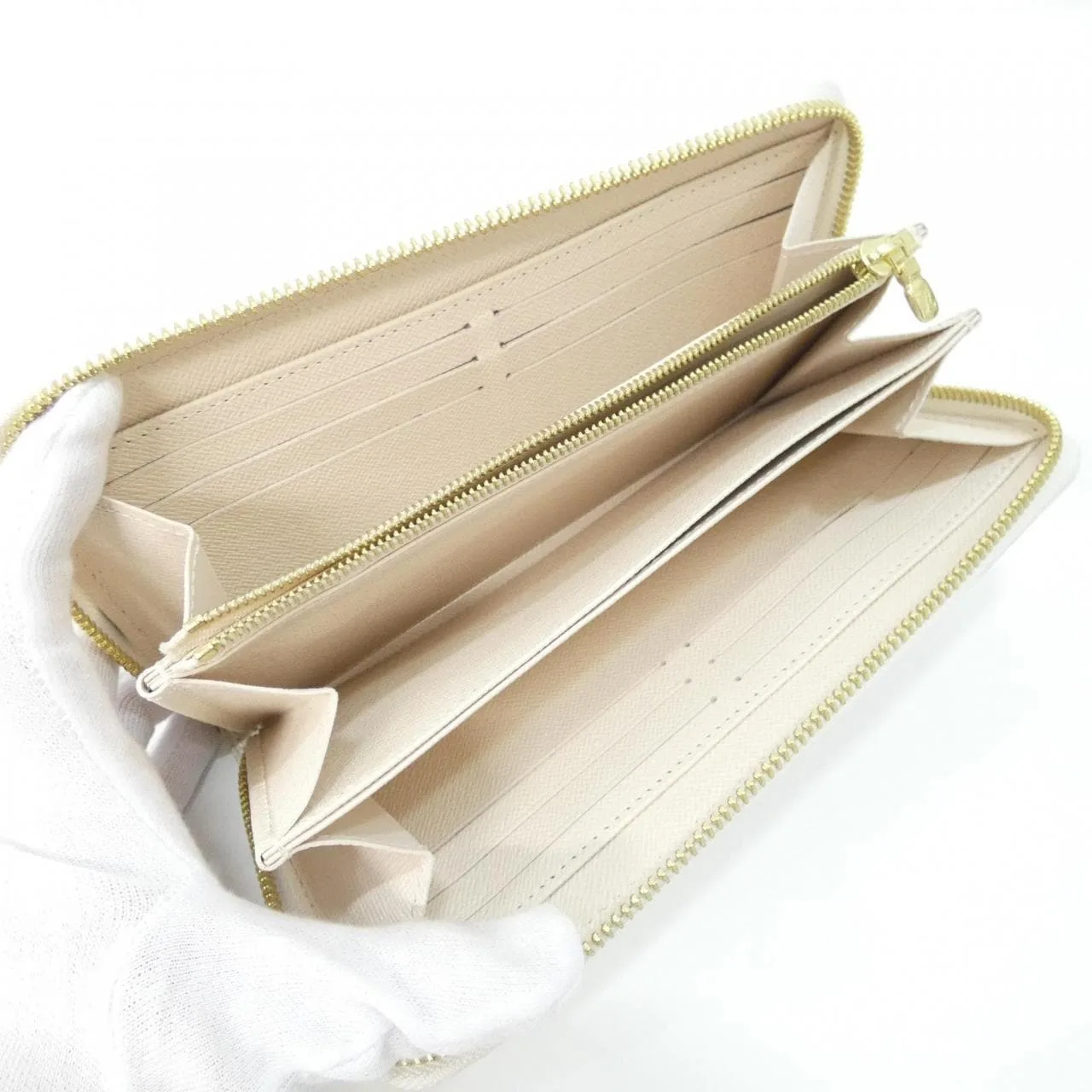 LOUIS VUITTON M80359 銀包 帆布 黑色 帆布 中古品A - 縮圖 6