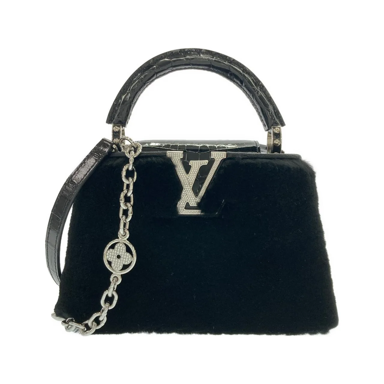 LOUIS VUITTON Capucines N83880 手提包 皮革