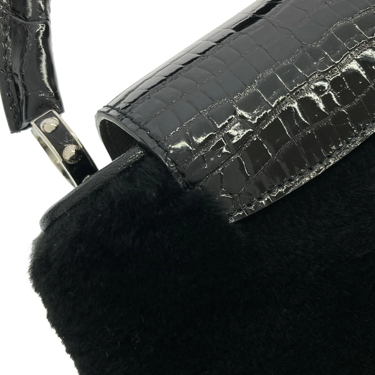 LOUIS VUITTON Capucines N83880 手提包 皮革 5