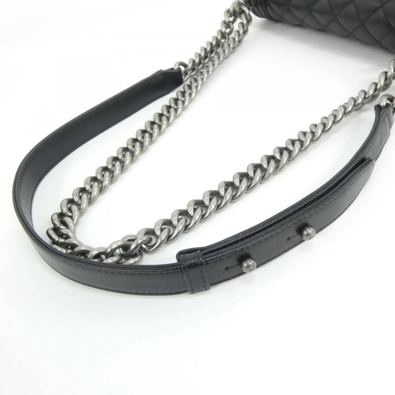 CHANEL Boy Chanel 67085 Shoulder Grained Calfskin 5