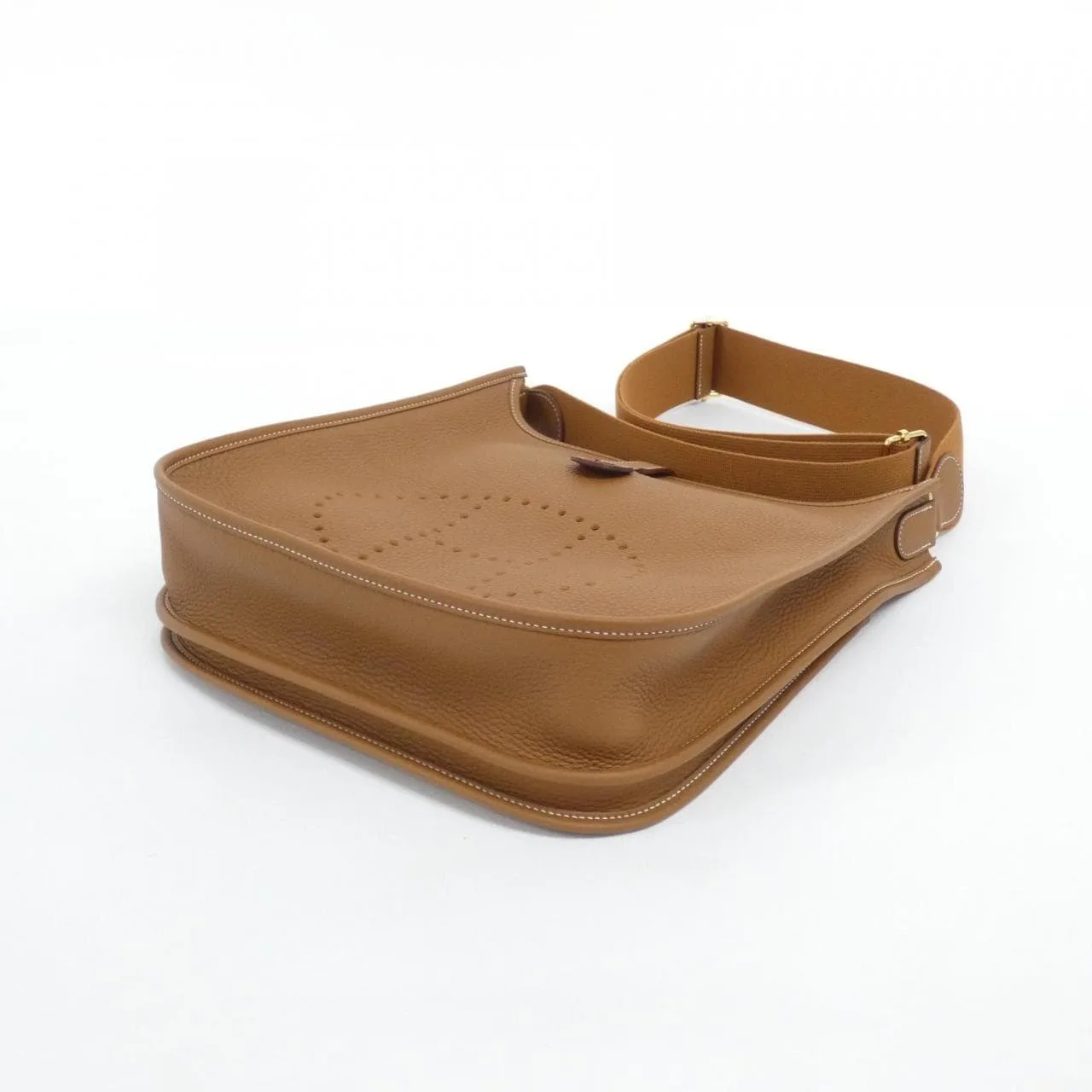 HERMES Evelyne 056277CC Shoulder Clemence Gold Clemence Leather Unused - Thumbnail 3