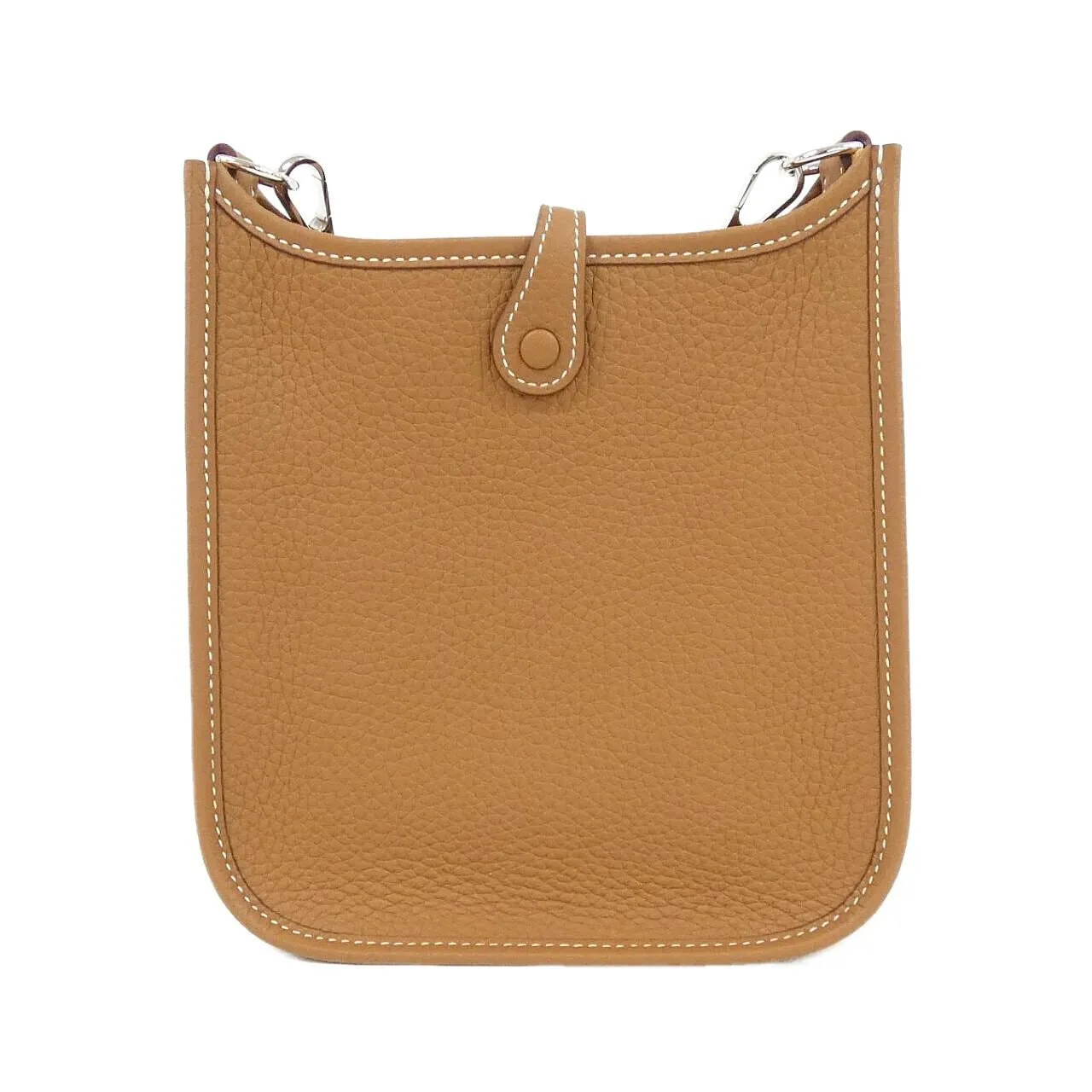 HERMES Evelyne 069426CK Shoulder Clemence 金色 Clemence 皮 未使用品 - 縮圖 2