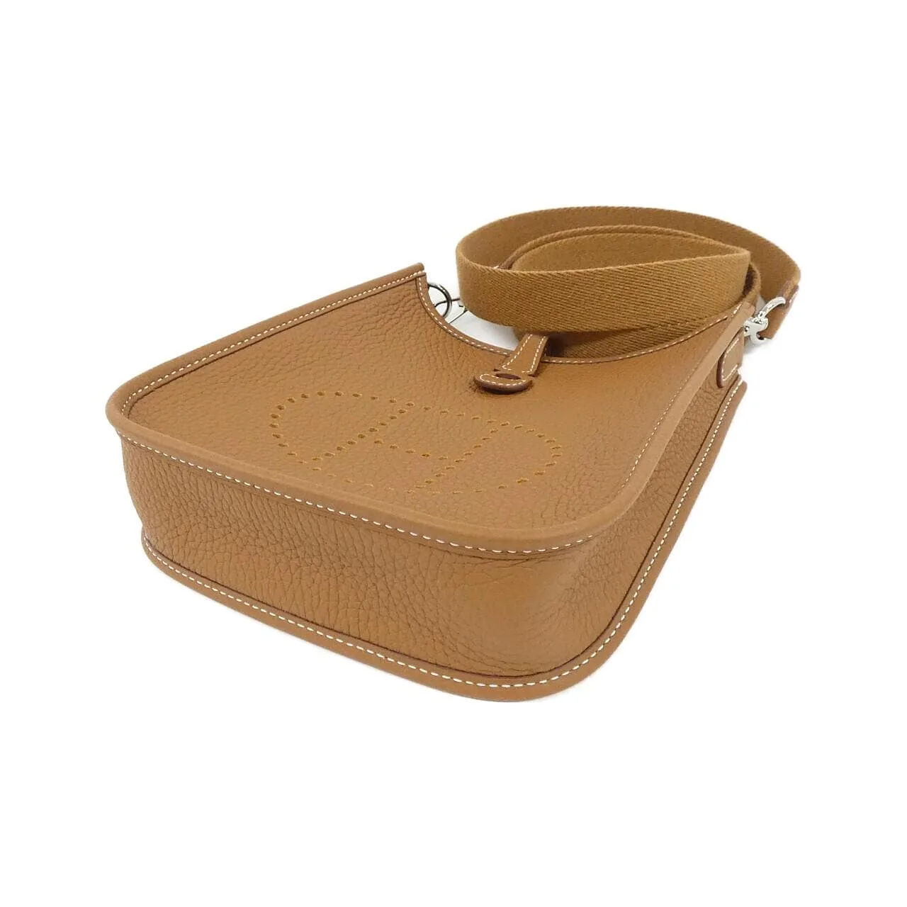 HERMES Evelyne 069426CK Shoulder Clemence 金色 Clemence 皮 未使用品 - 縮圖 3