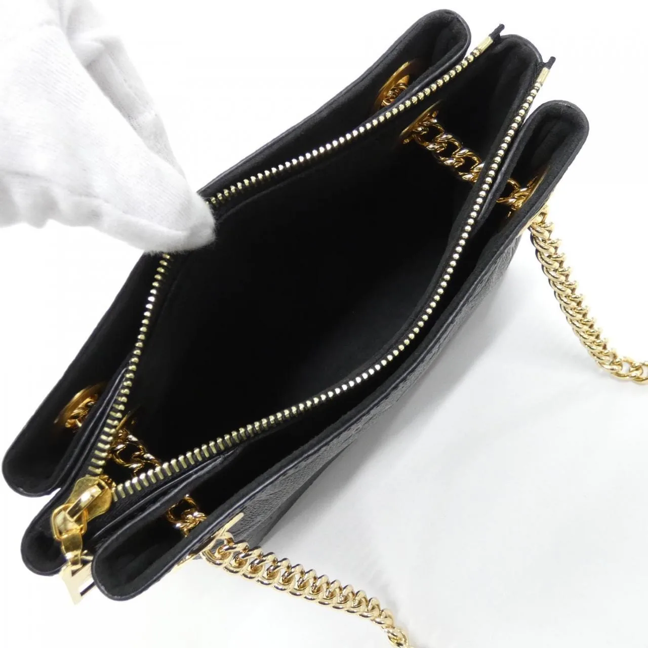 LOUIS VUITTON M43748 肩背包 Monogram 黑色 Monogram 中古品A - 縮圖 5