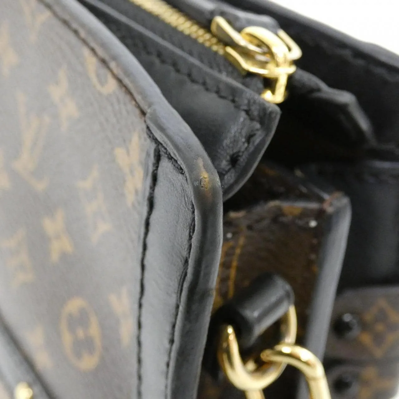 LOUIS VUITTON M43596 Shoulder Monogram 黑色 Monogram 中古品B - 縮圖 5