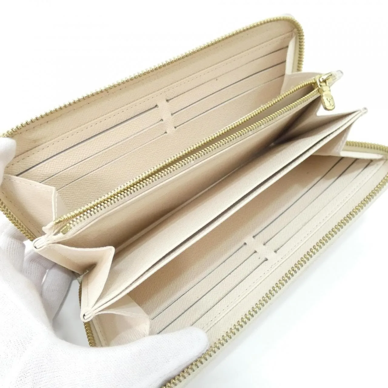 LOUIS VUITTON M80359 銀包 帆布 黑色 帆布 中古品A - 縮圖 6