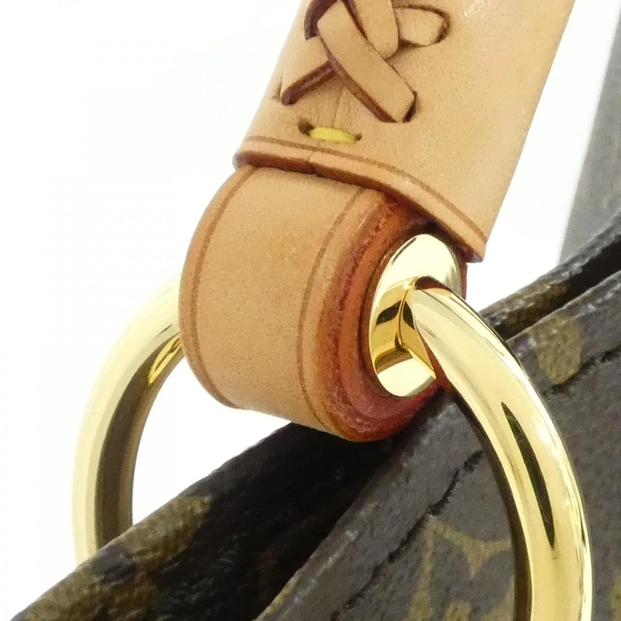 LOUIS VUITTON M40249 Shoulder Monogram 黑色 Monogram 中古品A - 縮圖 4
