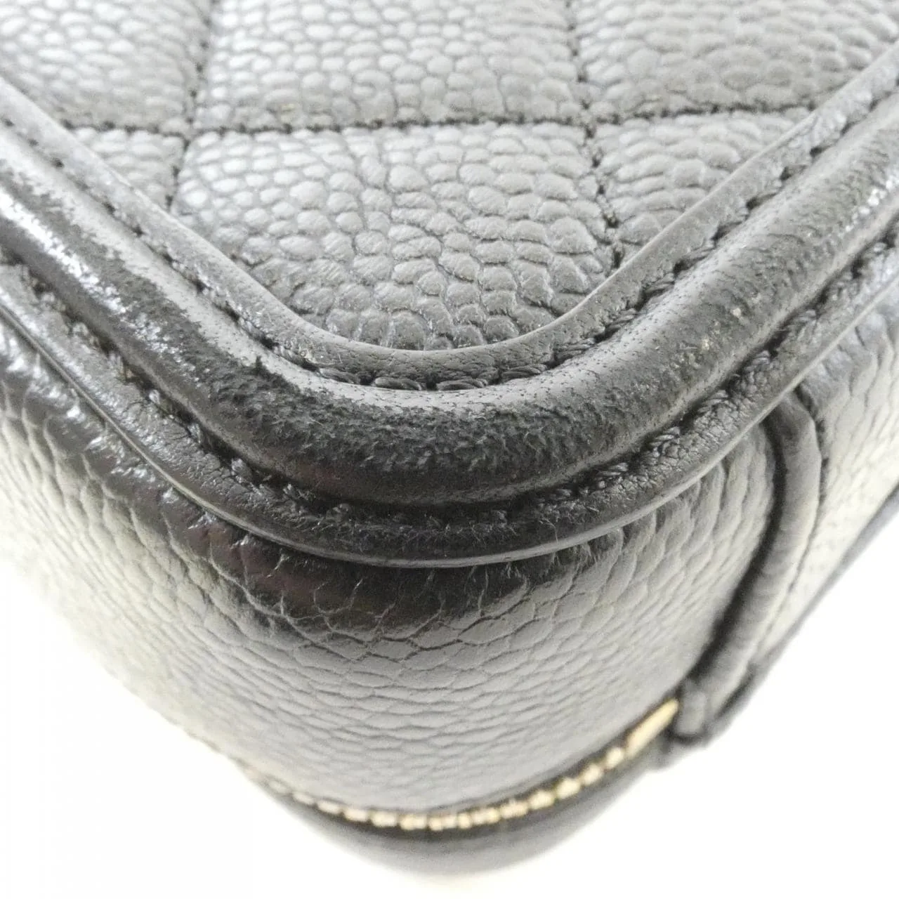 CHANEL 93342 Handbag Grained Calfskin 3