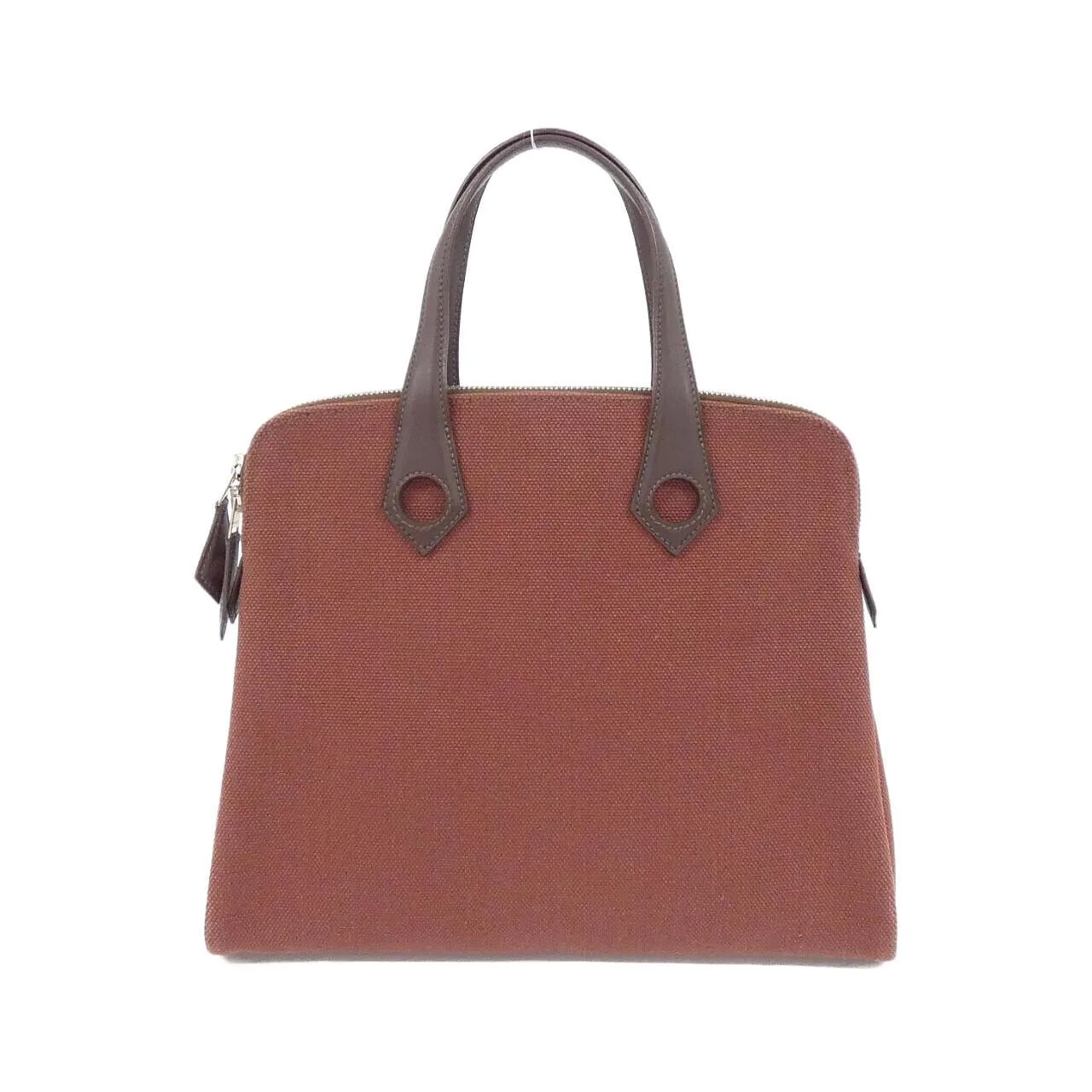HERMES 047628CK Handbag Canvas