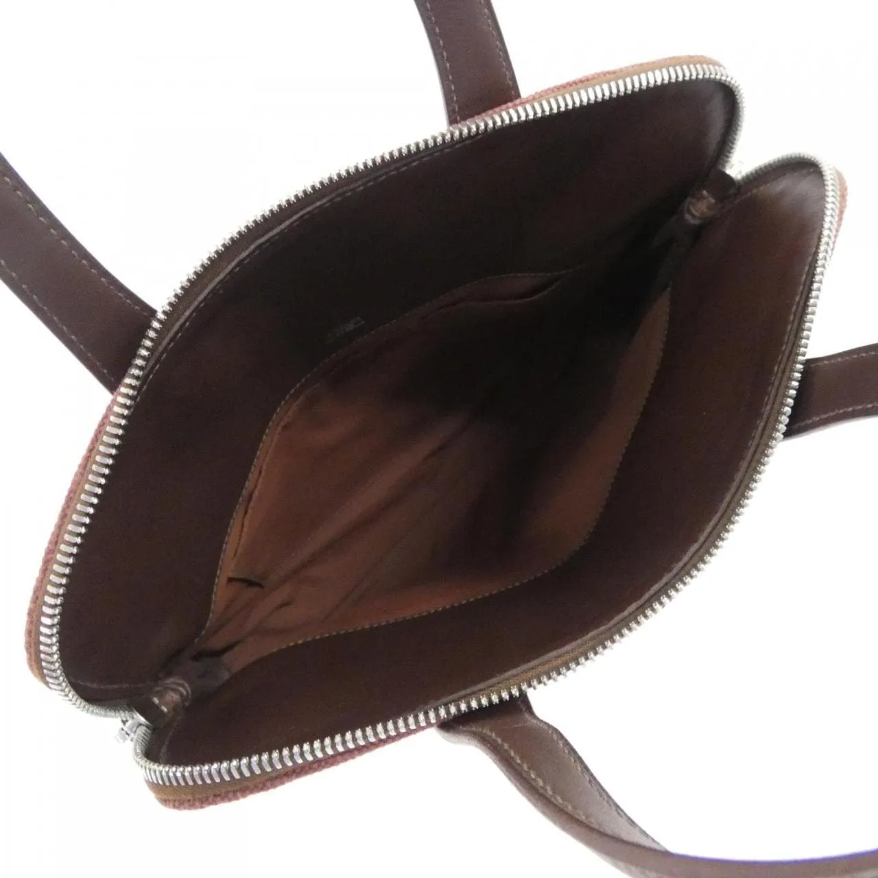 HERMES 047628CK Handbag Canvas Black Canvas Rank A - Thumbnail 6