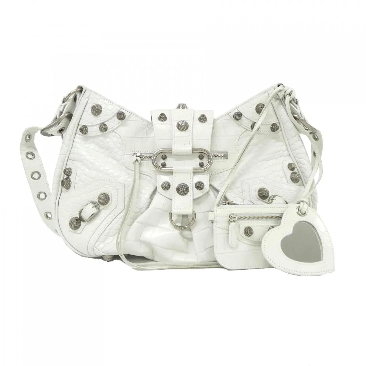 BALENCIAGA Le Cagole 672754 23EBY Shoulder Leather