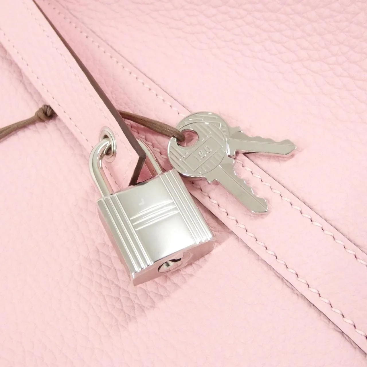 HERMES Picotin 056289CK Handbag Clemence Clemence 皮 未使用品 - 縮圖 3