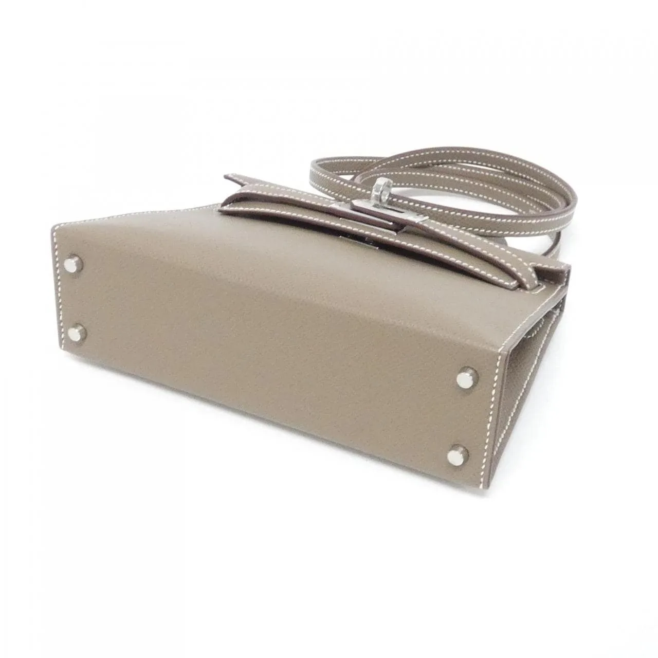 HERMES Kelly 071302CK Handbag Epsom Etoupe Epsom 皮 未使用品 - 縮圖 3