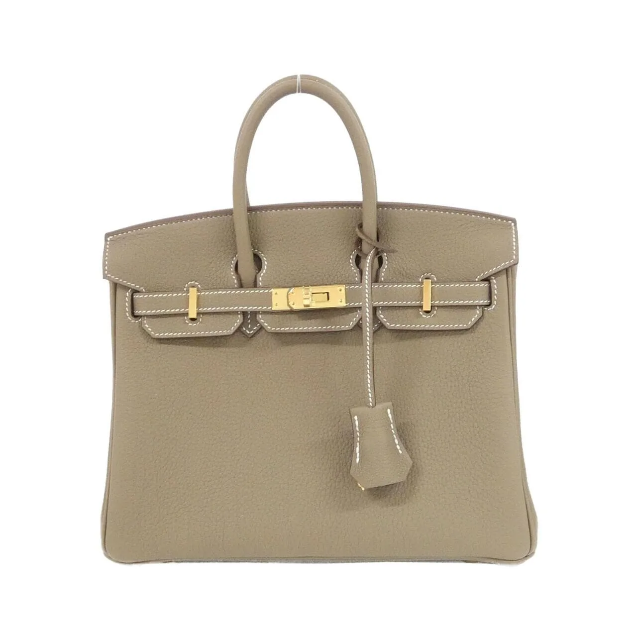 HERMES Birkin 041344CC Handbag Togo Etoupe