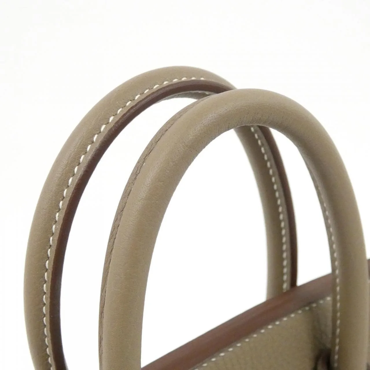 HERMES Birkin 041344CC Handbag Togo Etoupe Togo 牛皮 未使用品 - 縮圖 6