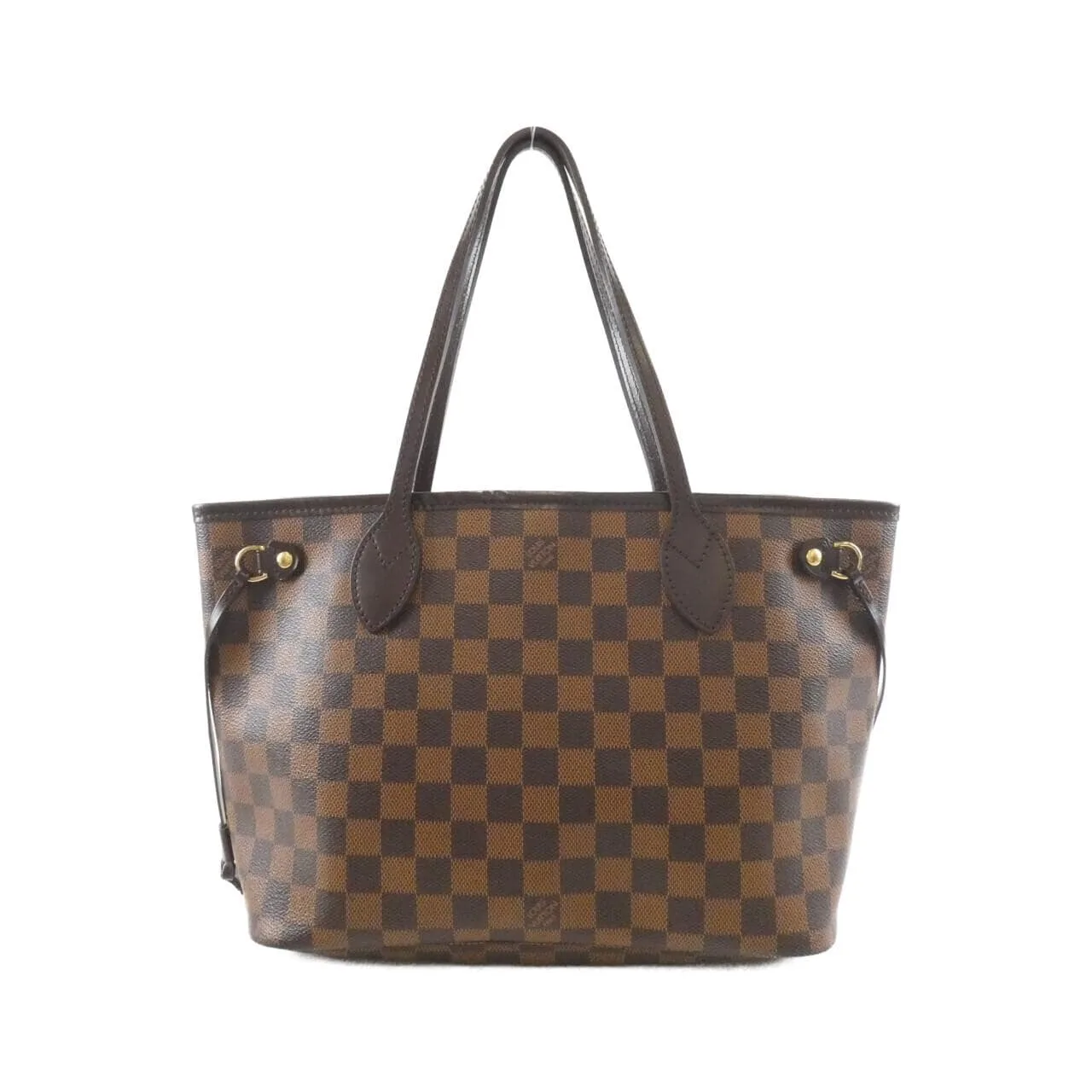 LOUIS VUITTON Neverfull N41359 Tote Damier Black
