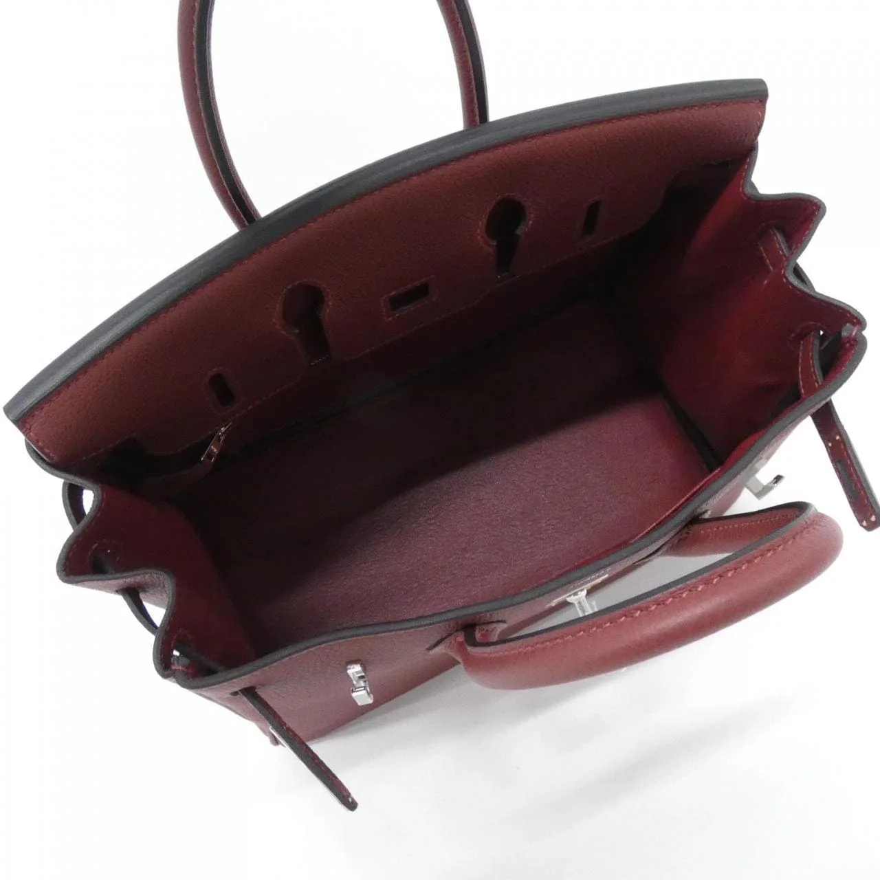 HERMES Birkin 041344CK Handbag Togo Rouge Togo 牛皮 未使用品 - 縮圖 6