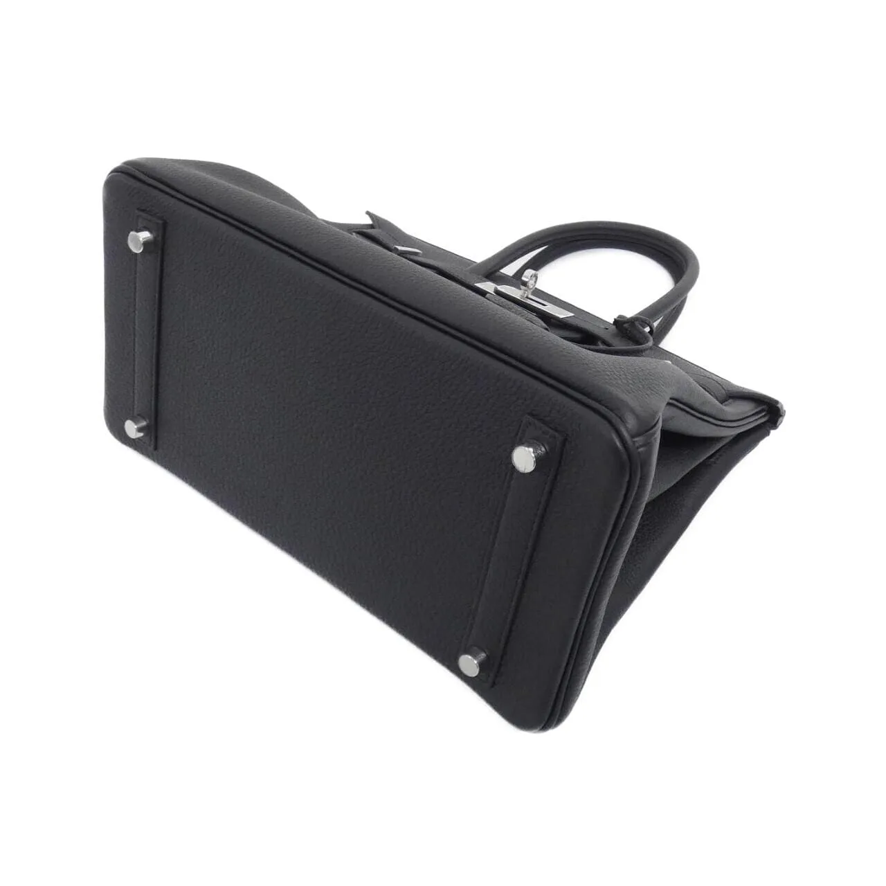 HERMES Birkin 030520CK Handbag Togo Black Togo Leather Unused - Thumbnail 3