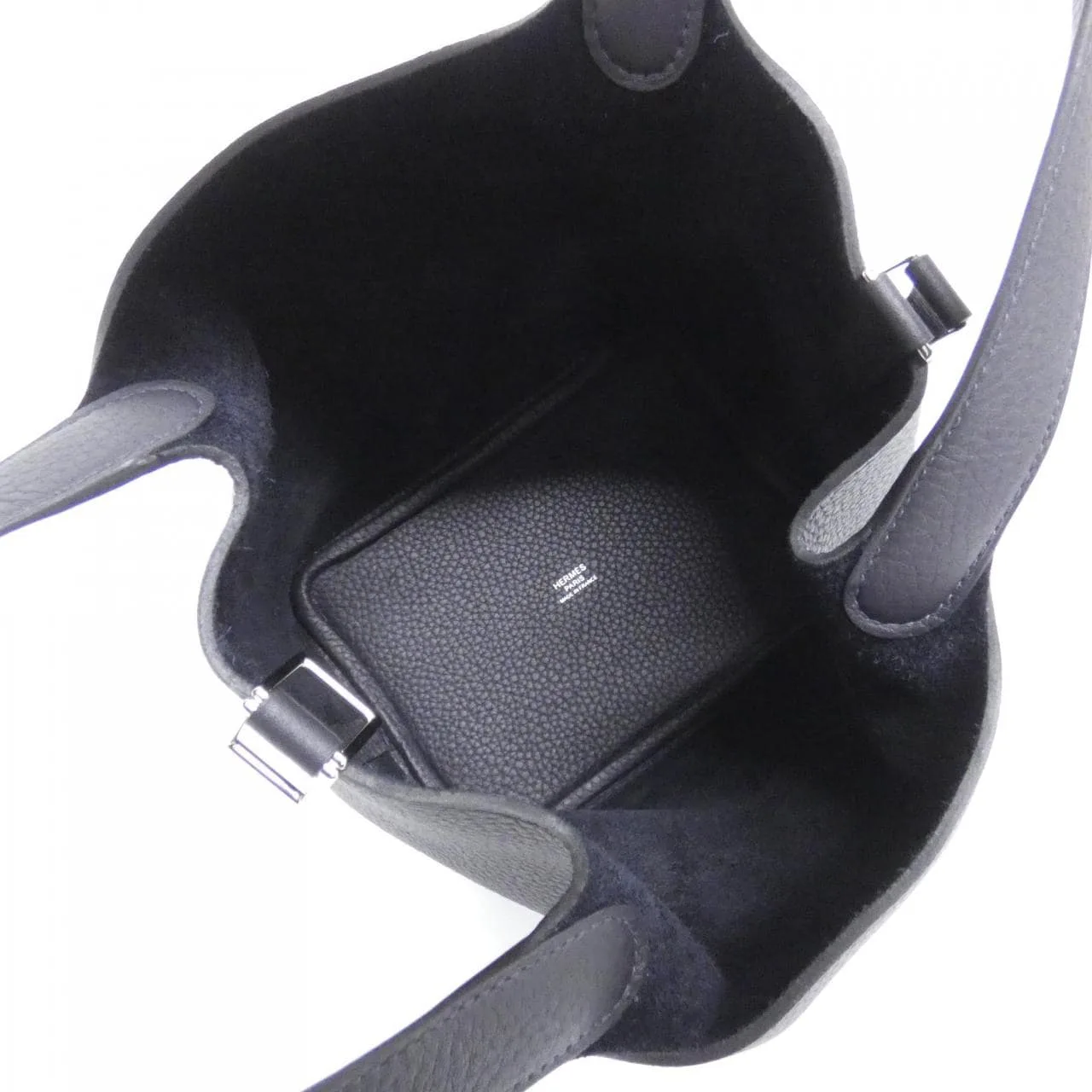 HERMES Picotin 056289CK Handbag Clemence Clemence Leather Unused - Thumbnail 5