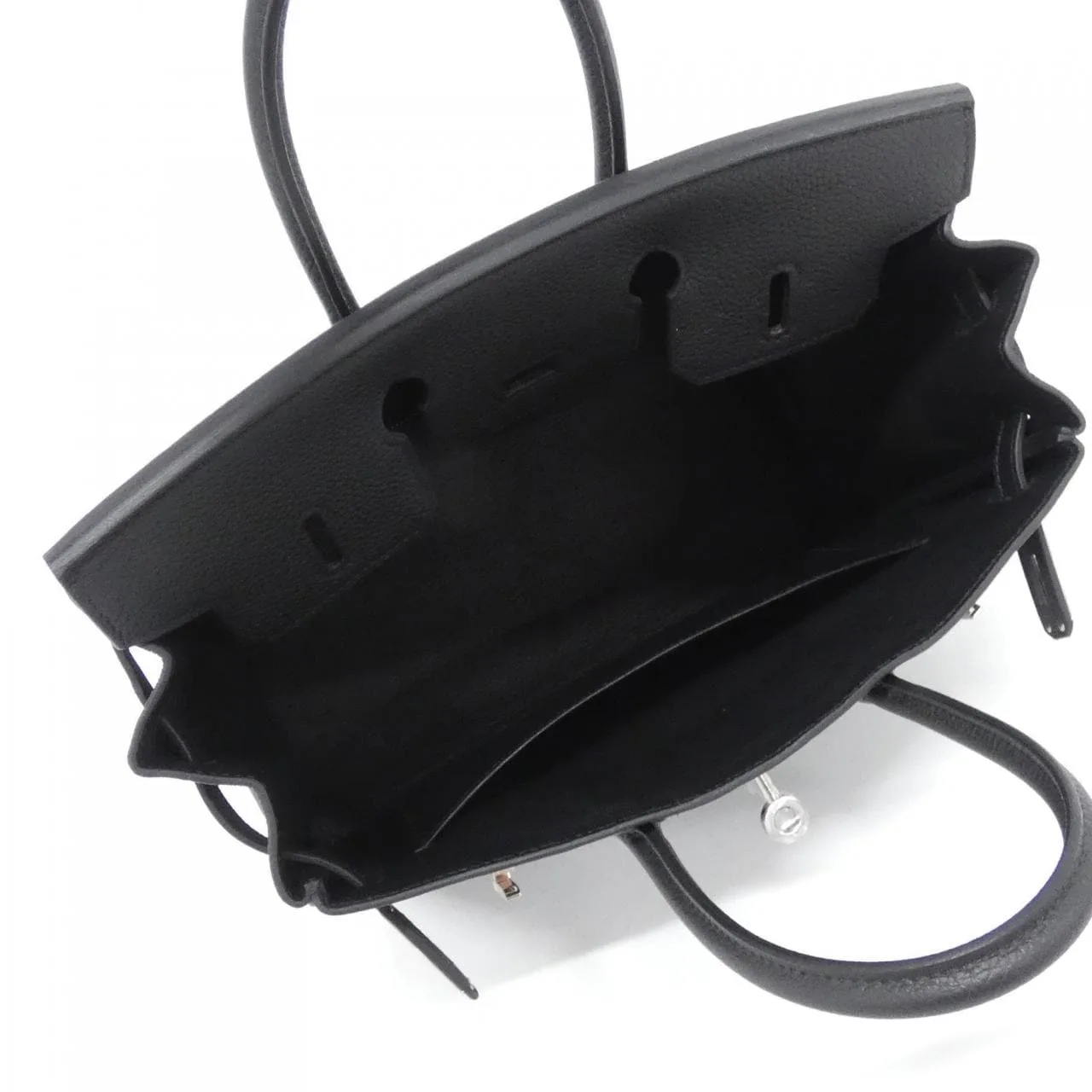 HERMES Birkin 041344CK Handbag Togo Black Togo Leather Unused - Thumbnail 6