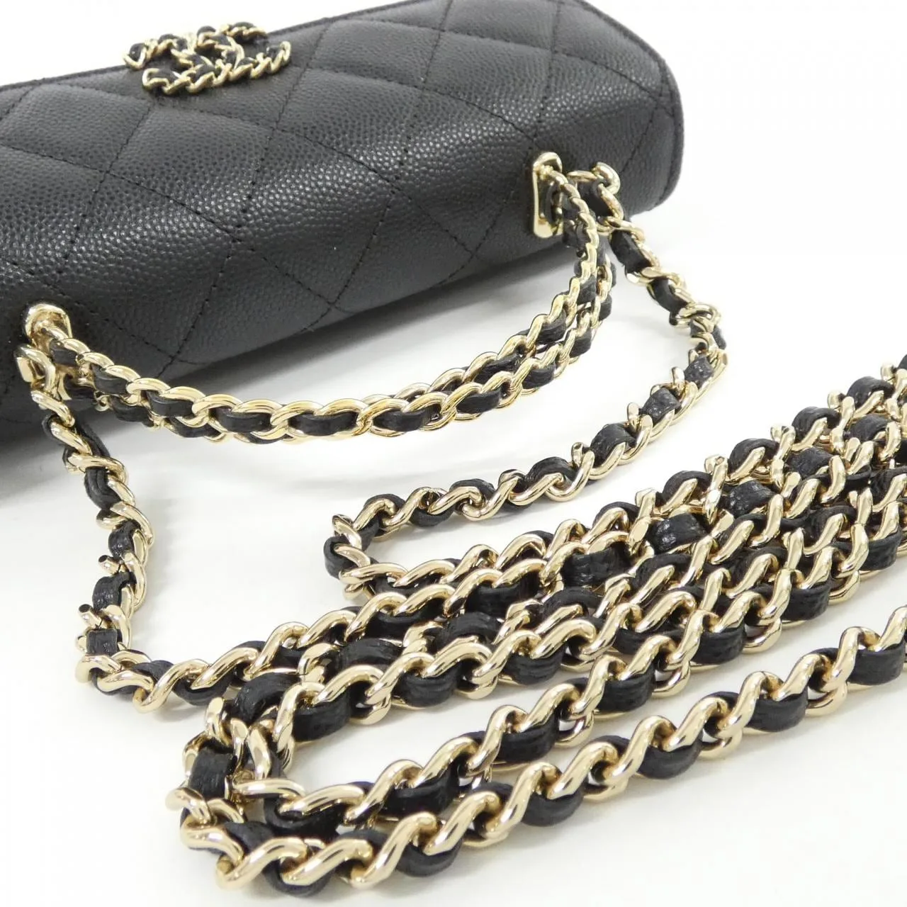 CHANEL Chanel 19 AP3238 Wallet Grained Calfskin 5
