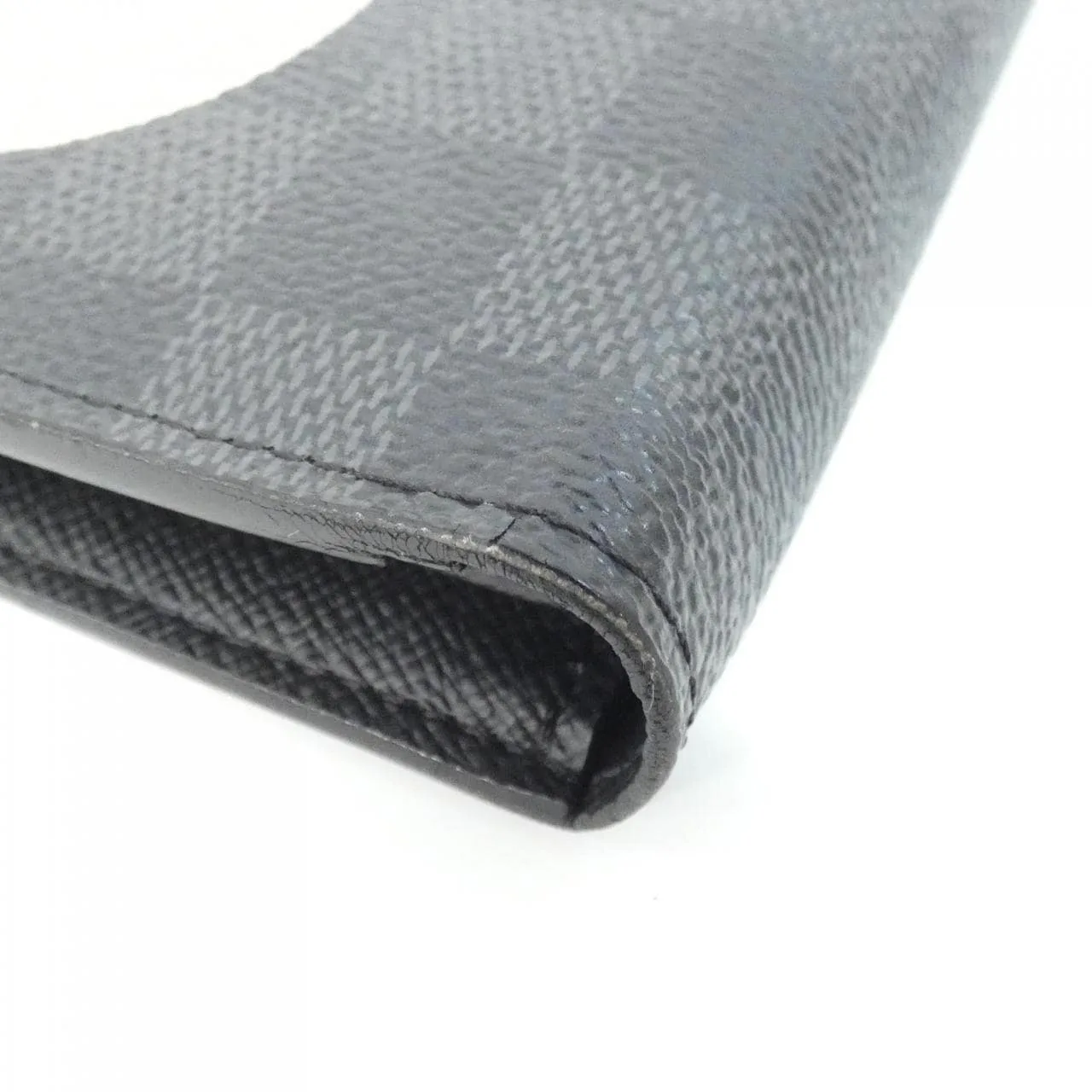 LOUIS VUITTON N64438 銀包 Damier 黑色 Damier 中古品A - 縮圖 5