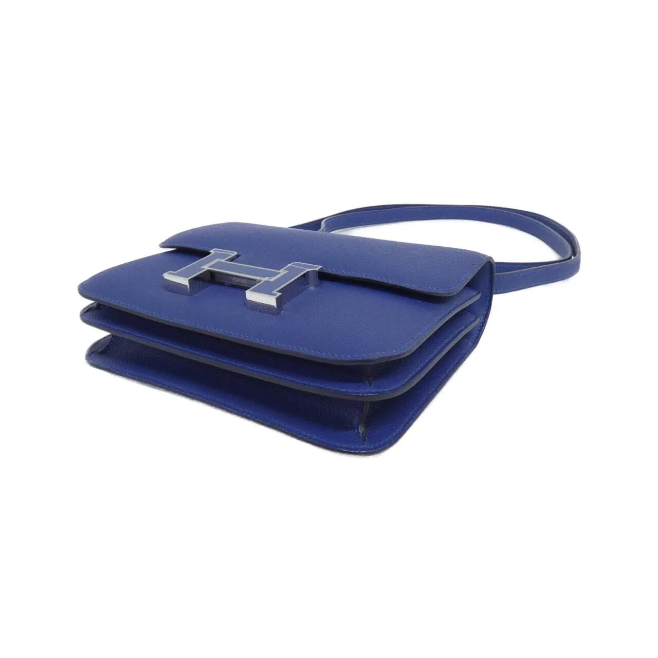 HERMES Constance 083913CK Shoulder Epsom Blue Epsom Leather Rank A - Thumbnail 3