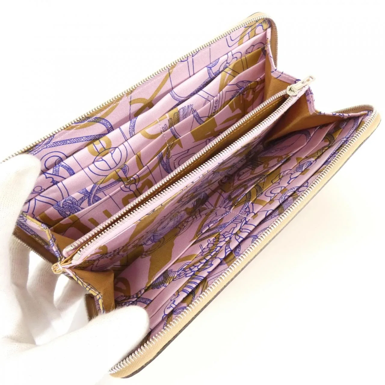HERMES 083821CK 銀包 Epsom 3