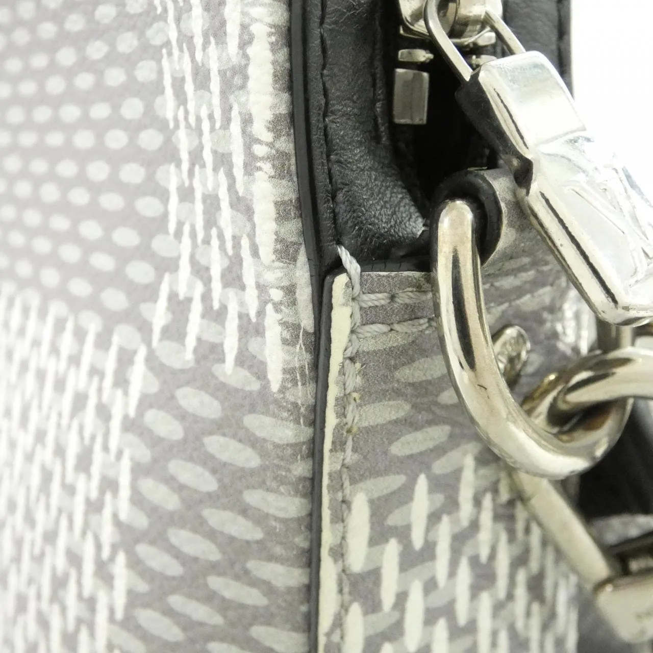 LOUIS VUITTON N50027 肩背包 Damier 黑色 Damier 中古品A - 縮圖 5
