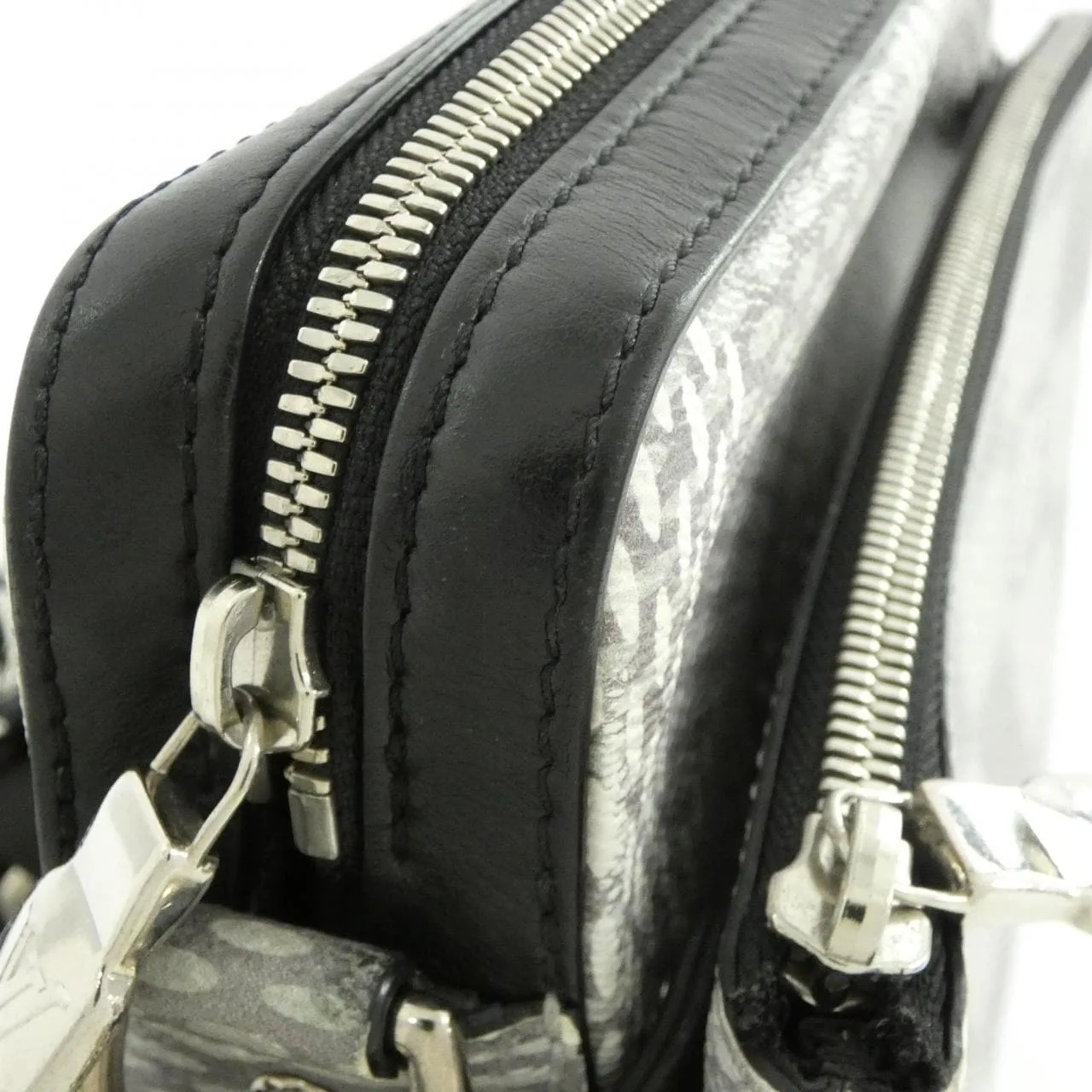 LOUIS VUITTON N50027 肩背包 Damier 黑色 Damier 中古品A - 縮圖 7