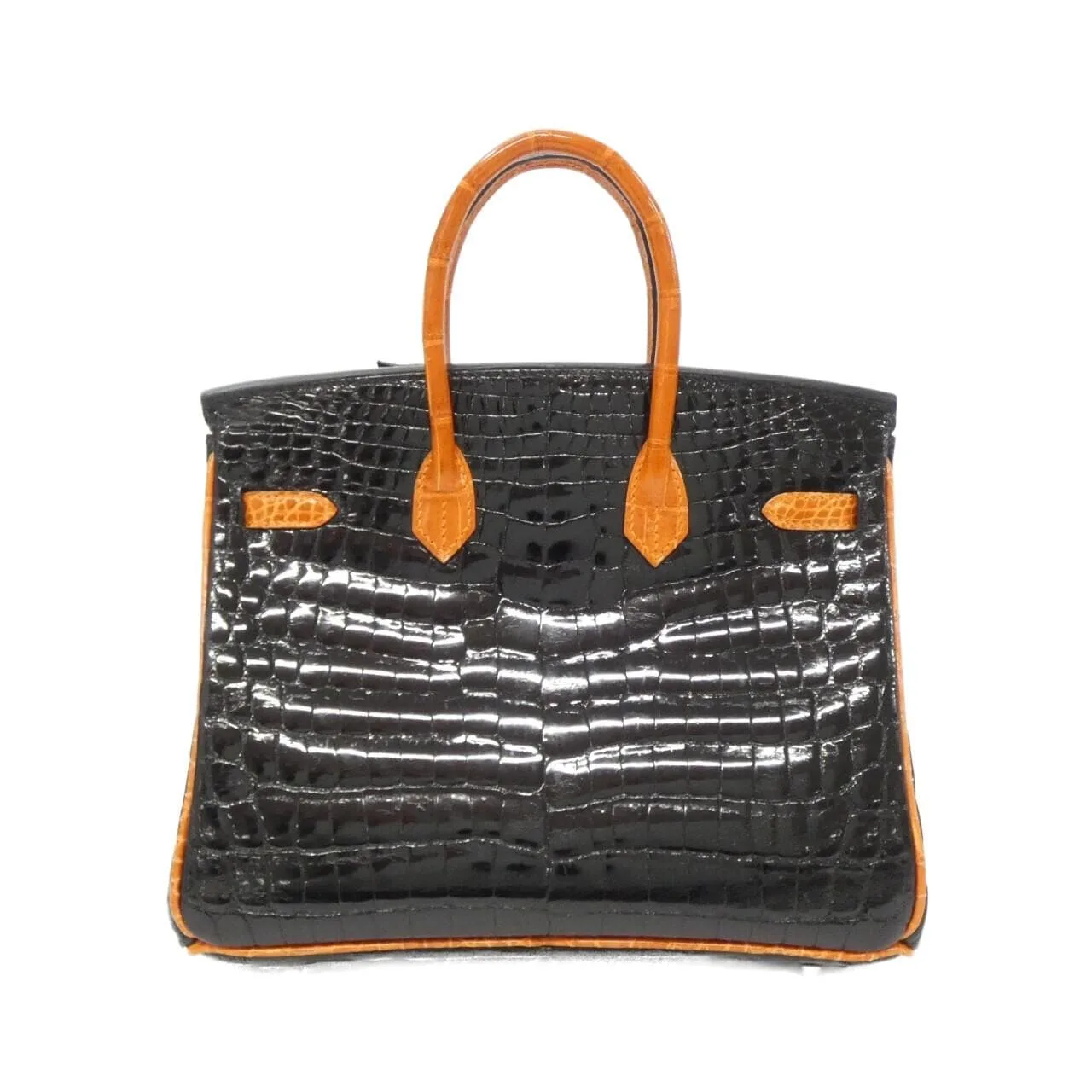 HERMES Birkin 049358CR Handbag Black Rank A - Thumbnail 2