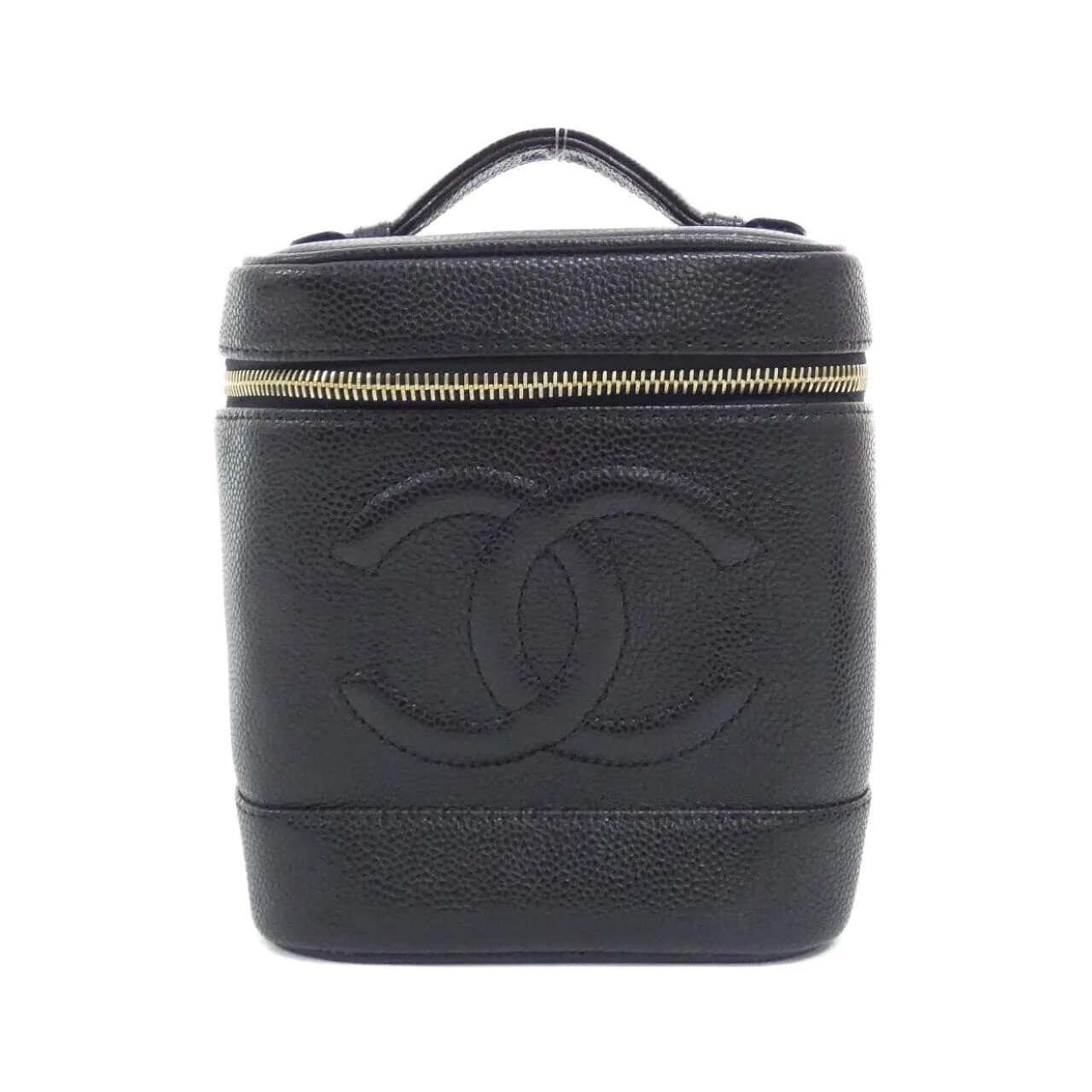 CHANEL 1998 Handbag Grained Calfskin