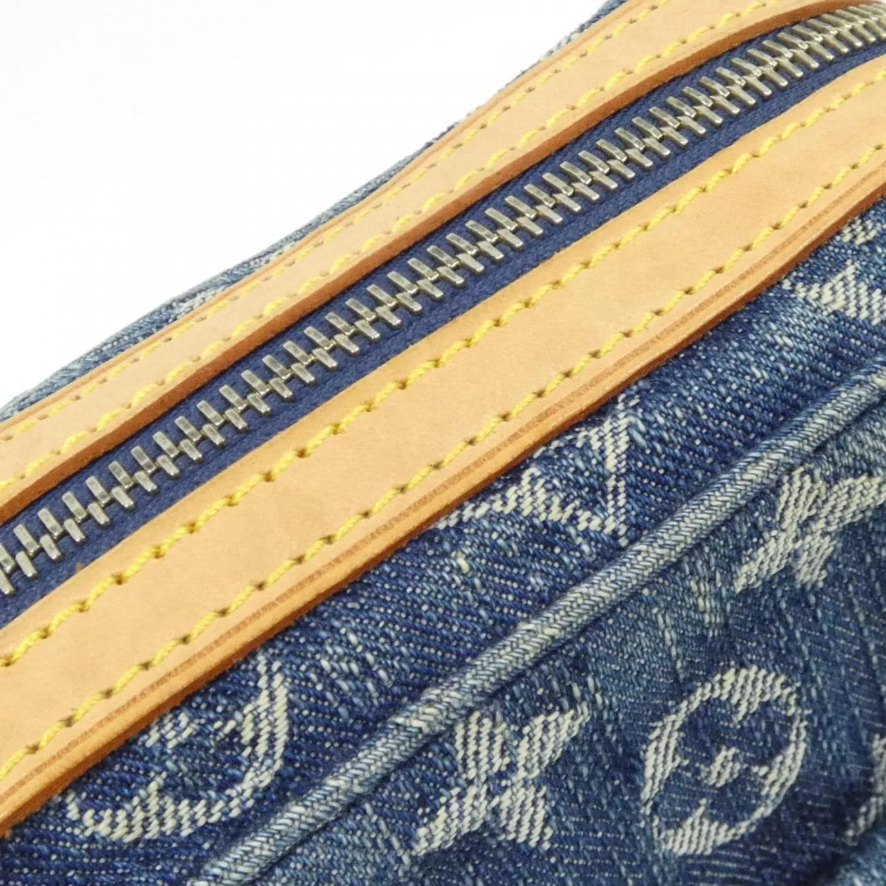 LOUIS VUITTON M95348 肩背包 Monogram 藍色 Monogram 中古品A - 縮圖 4