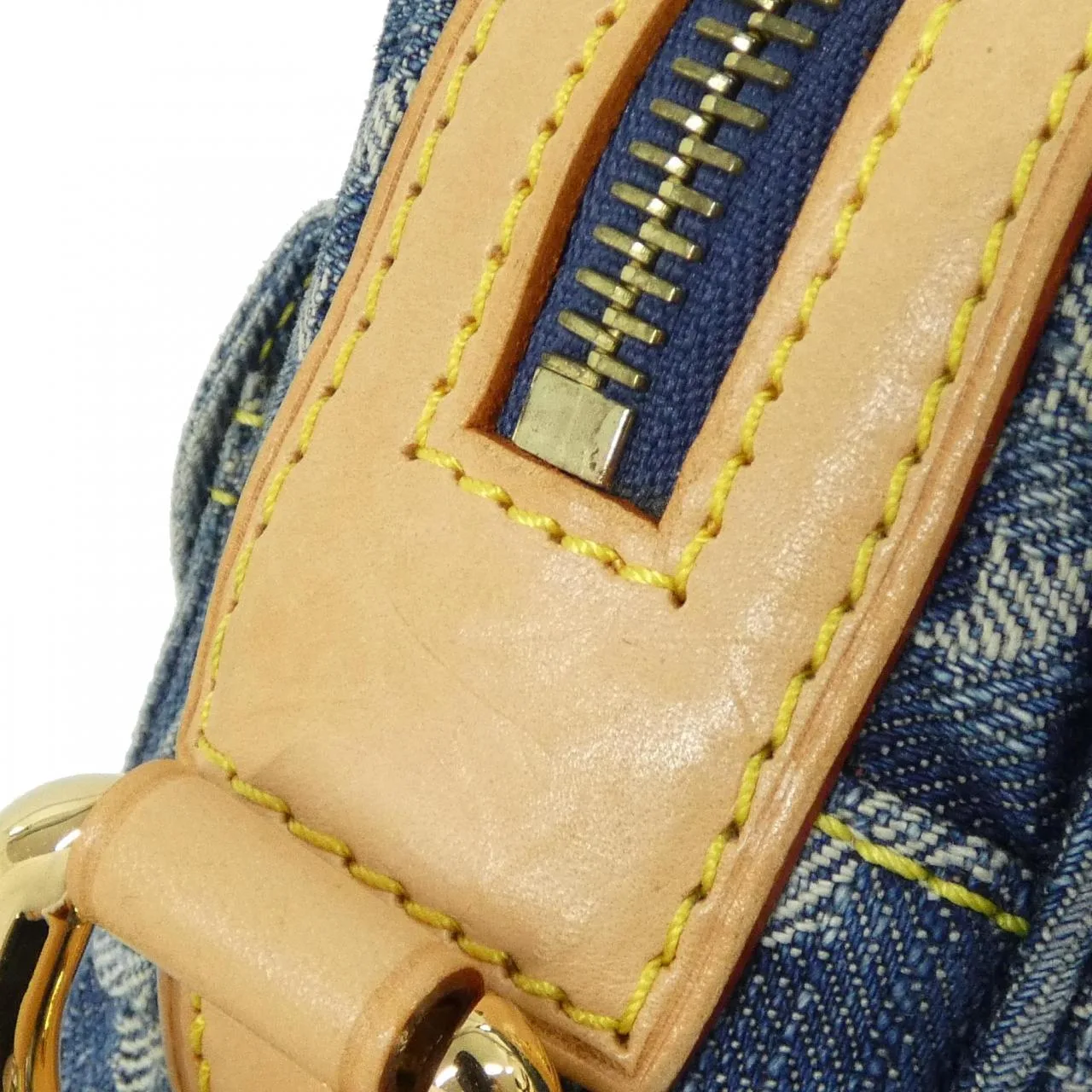 LOUIS VUITTON M95348 肩背包 Monogram 藍色 Monogram 中古品A - 縮圖 5