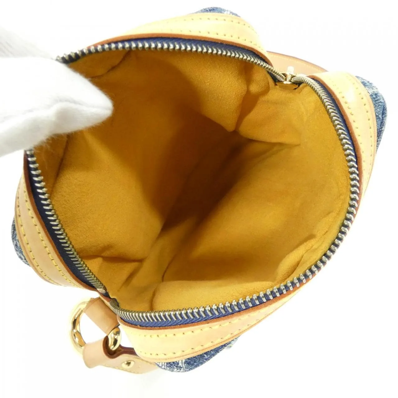 LOUIS VUITTON M95348 肩背包 Monogram 藍色 Monogram 中古品A - 縮圖 10