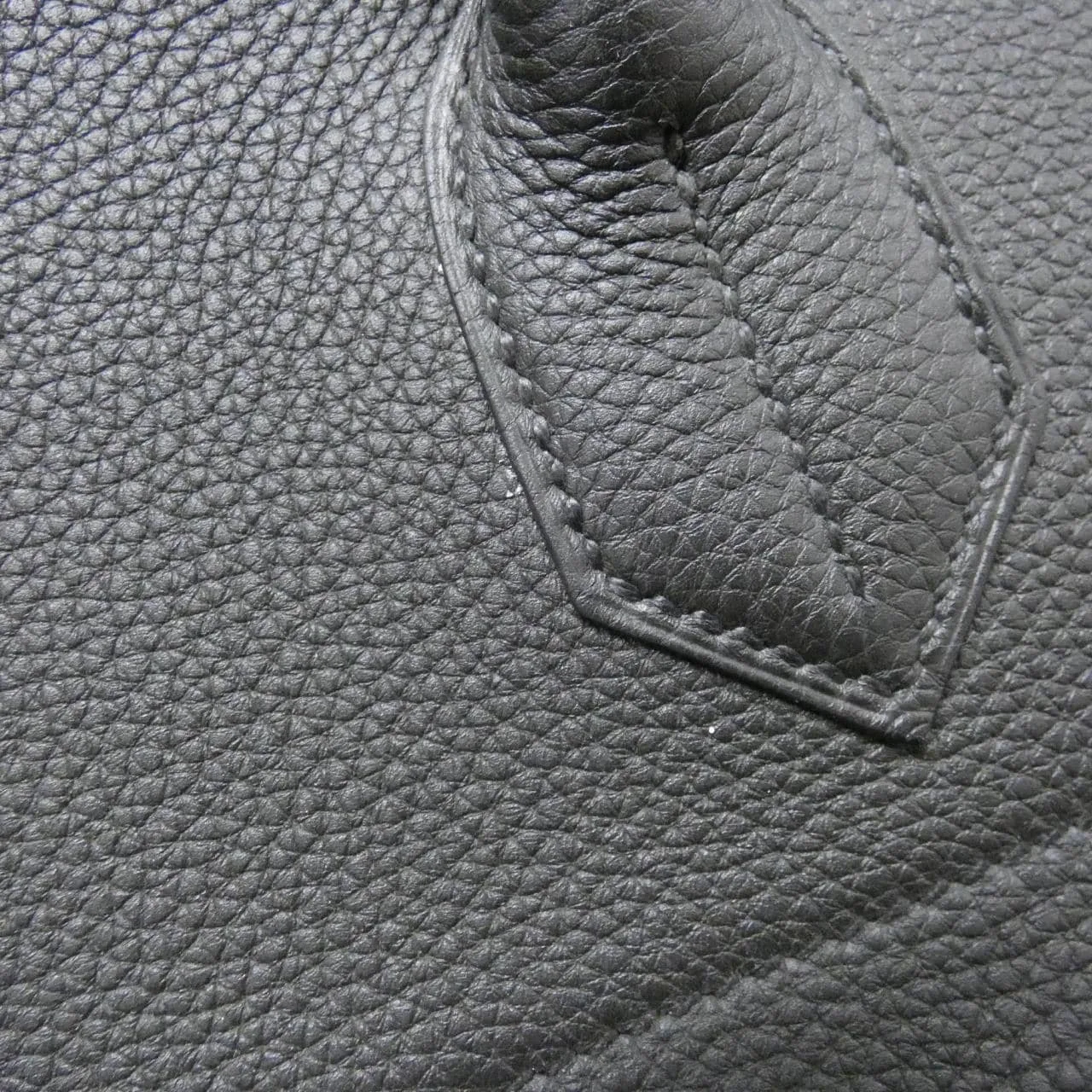 HERMES 035618CK Handbag Togo Black Togo Leather Rank A - Thumbnail 5