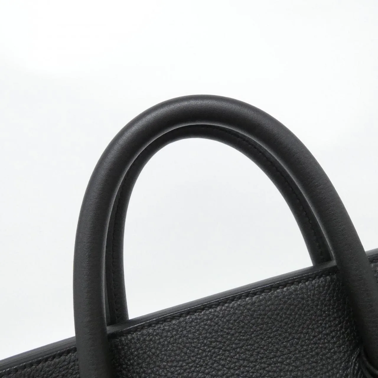 HERMES 035618CK Handbag Togo Black Togo Leather Rank A - Thumbnail 7