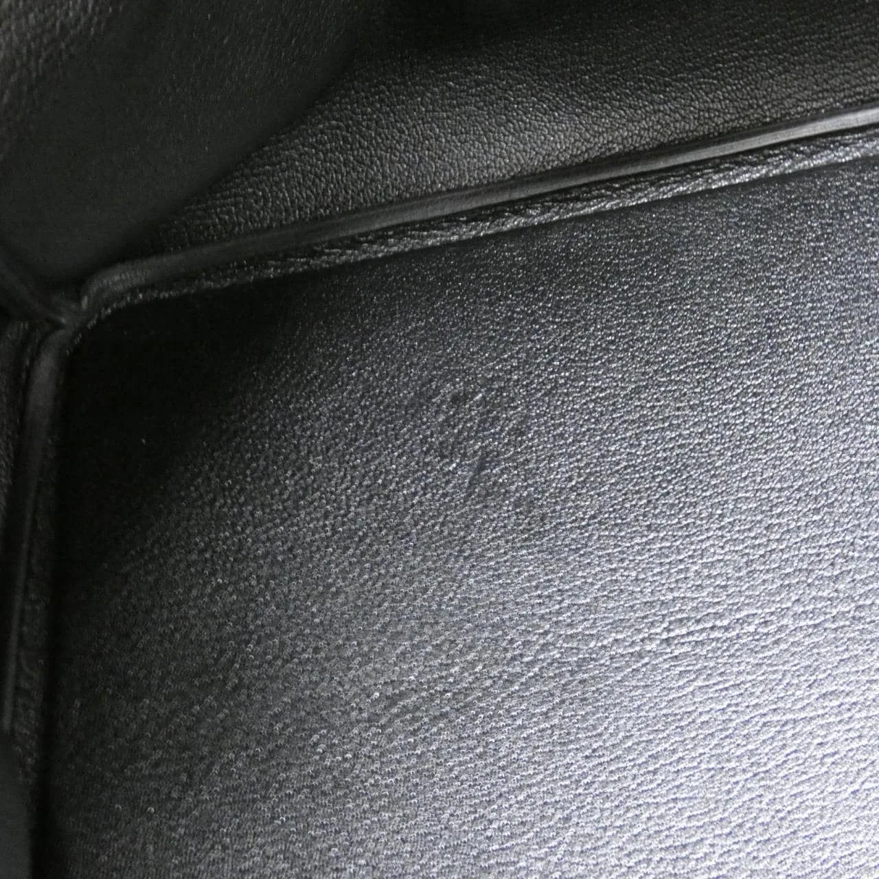 HERMES 035618CK Handbag Togo Black Togo Leather Rank A - Thumbnail 9