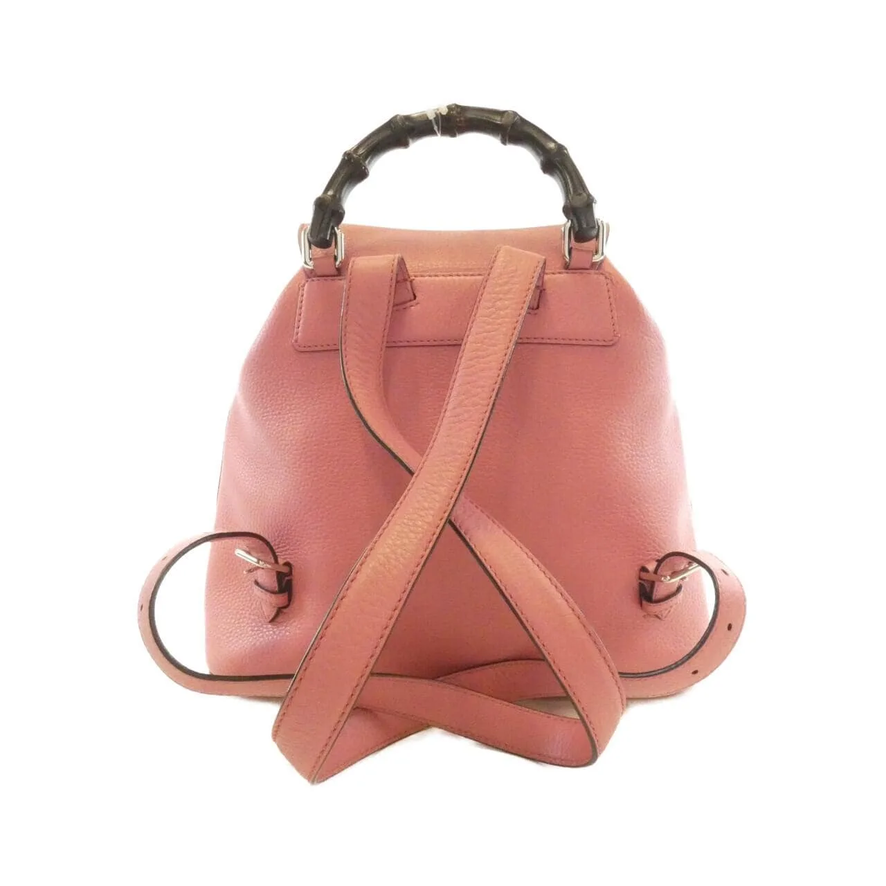 GUCCI Bamboo Daily 370833 A7M0N Backpack Leather 2